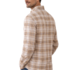 Men’s Beige Checkered Cotton Shirt – Soft & Trendy Casual Wear