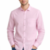 Trendy Pink Solid Shirt for Men – Modern Casual & Office Wear