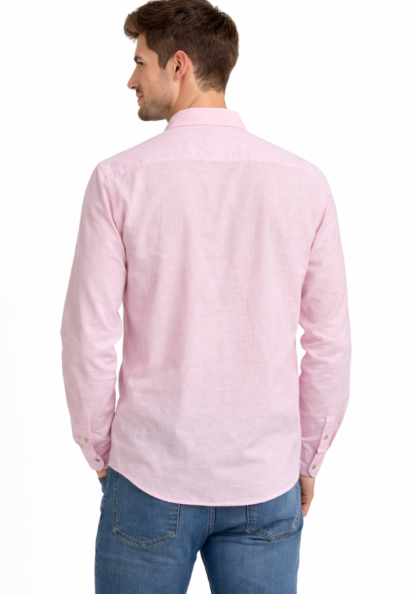 Trendy Pink Solid Shirt for Men – Modern Casual & Office Wear