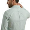 Untitled design (31) Men’s Mint Green Striped Nylon Shirt – Trendy Stylish Urban Casual Wear