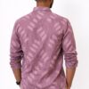 Trendy Geometric Print Maroon Shirt – Premium Quality Fabric