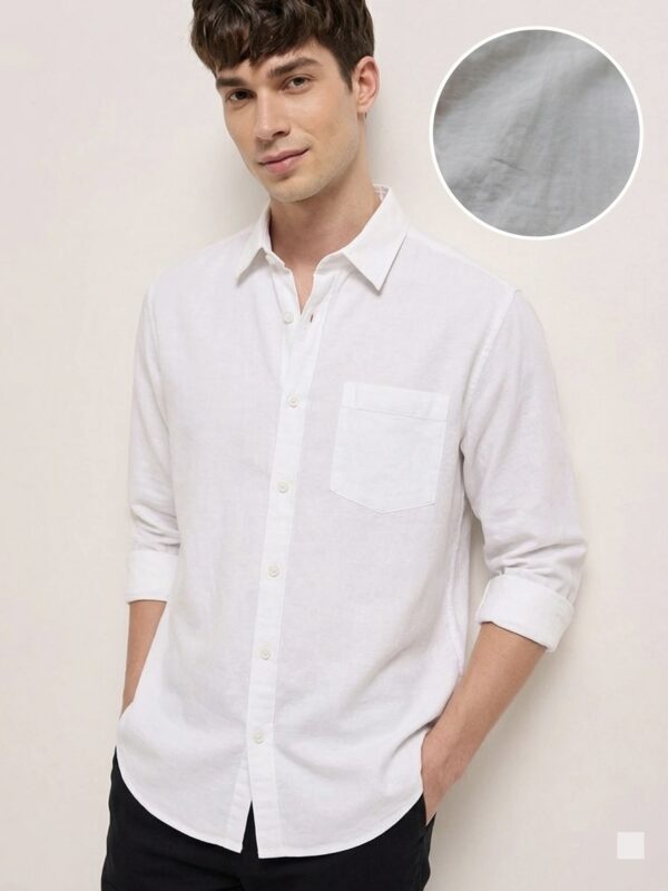 Voston Acer Essential White Shirt for Men Voston Acer Essential White Shirt for Men