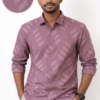 Trendy Geometric Print Maroon Shirt – Premium Quality Fabric