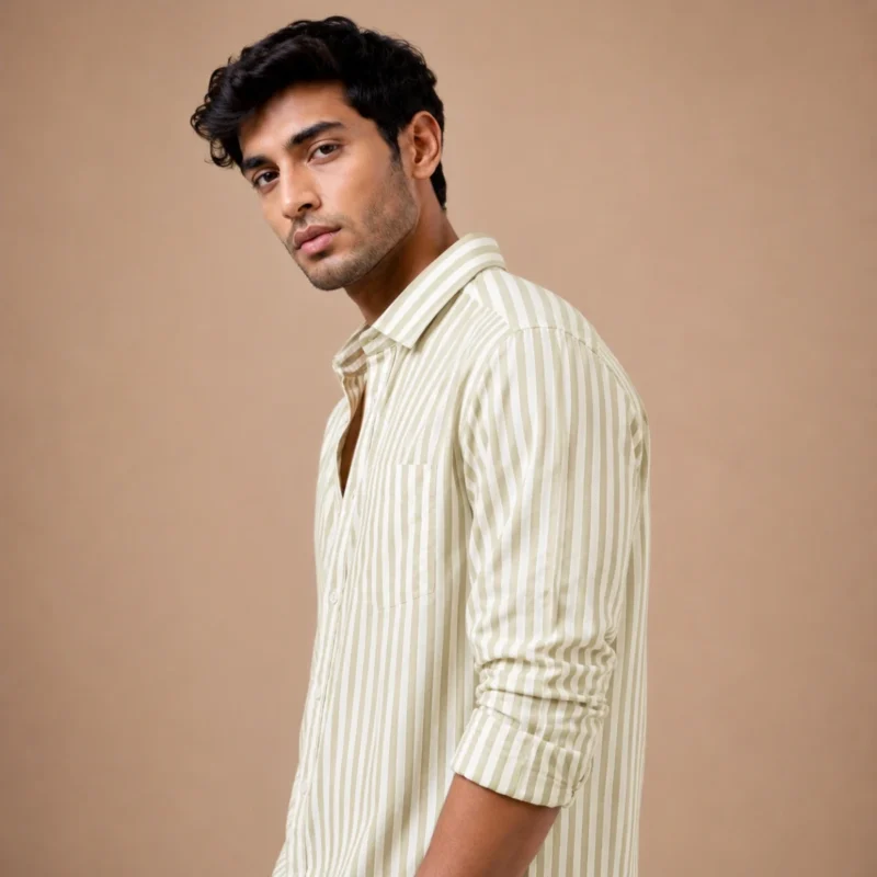 Puma_Puma_file_00000000317c71f491dc47cc1613cccb Cotton Blend Oval & White Striped Shirt