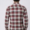 Maroon Plaid Casual Shirt for Men