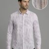 Modern White Blueberry-Dot Abstract Shirt