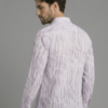 Modern White Blueberry-Dot Abstract Shirt