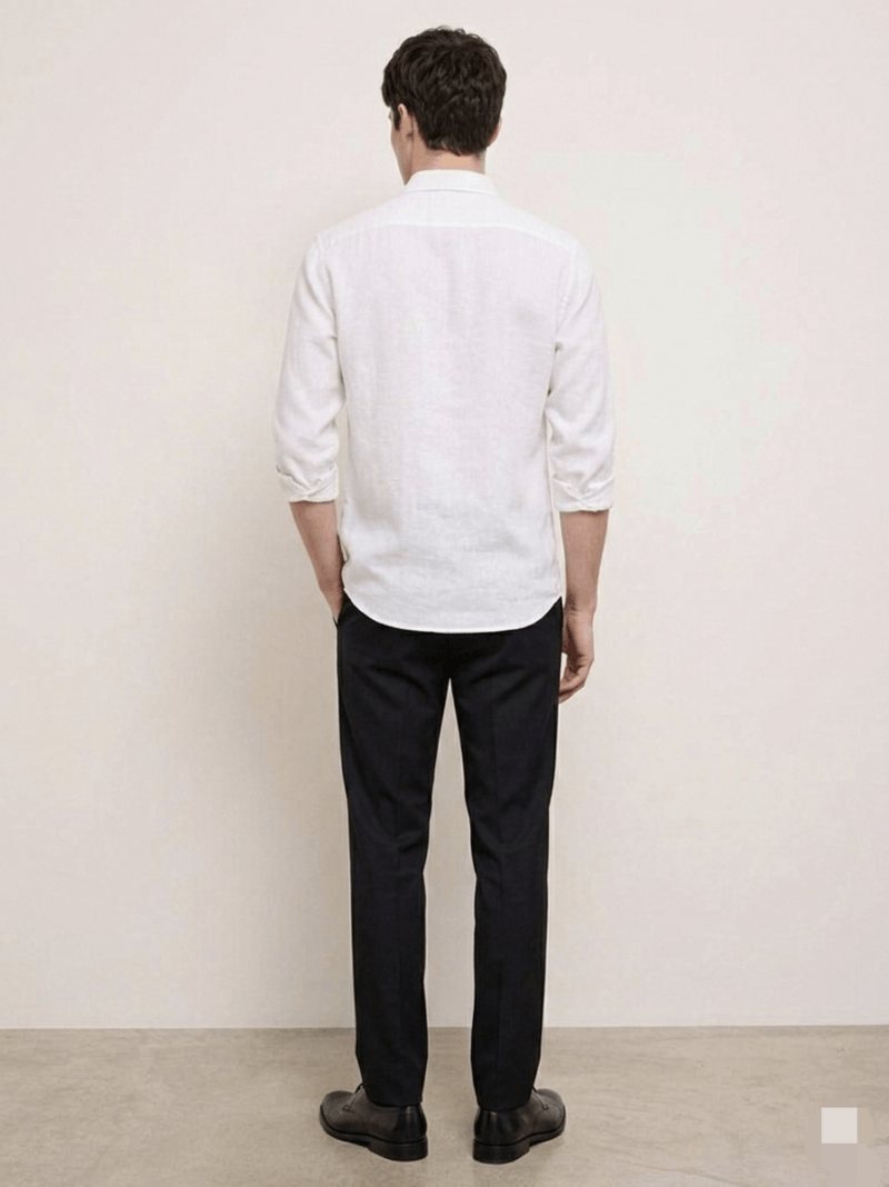 ​Voston Acer Essential White Shirt for Men