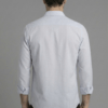 Men's Formal Striped Shirt - Light Blue, Regular Fit - Breathable Cotton Fabric