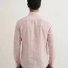 Light Pink Regular Fit Plain Shirt