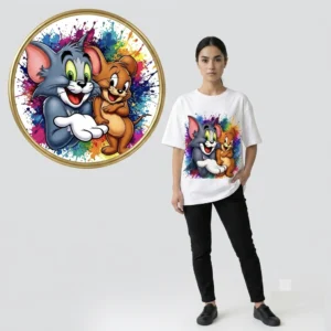 Mischief & Melody" Premium Oversized Tee – The Smitha Edition