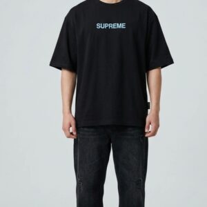 A24 x Supreme "Marty Supreme" Graphic Black T-Shirt