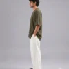 Open Your Eyes" – Premium Olive Green Oversized Graphic T-Shirt