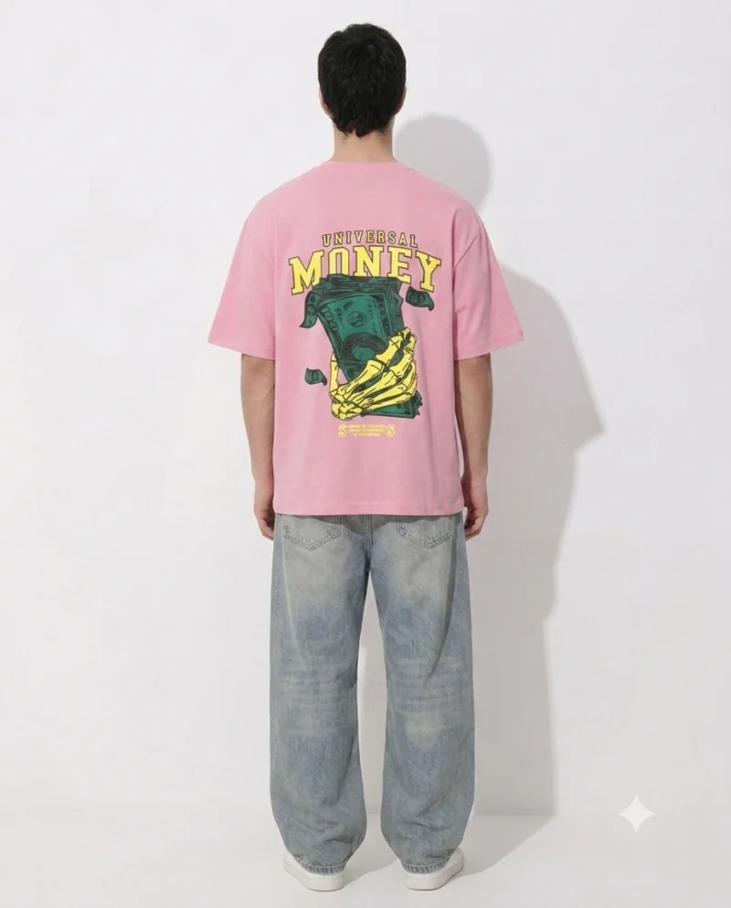 Puma_1780850067026 Drabin 'Universal Money' Premium Oversized Graphic T-Shirt – Soft Pink